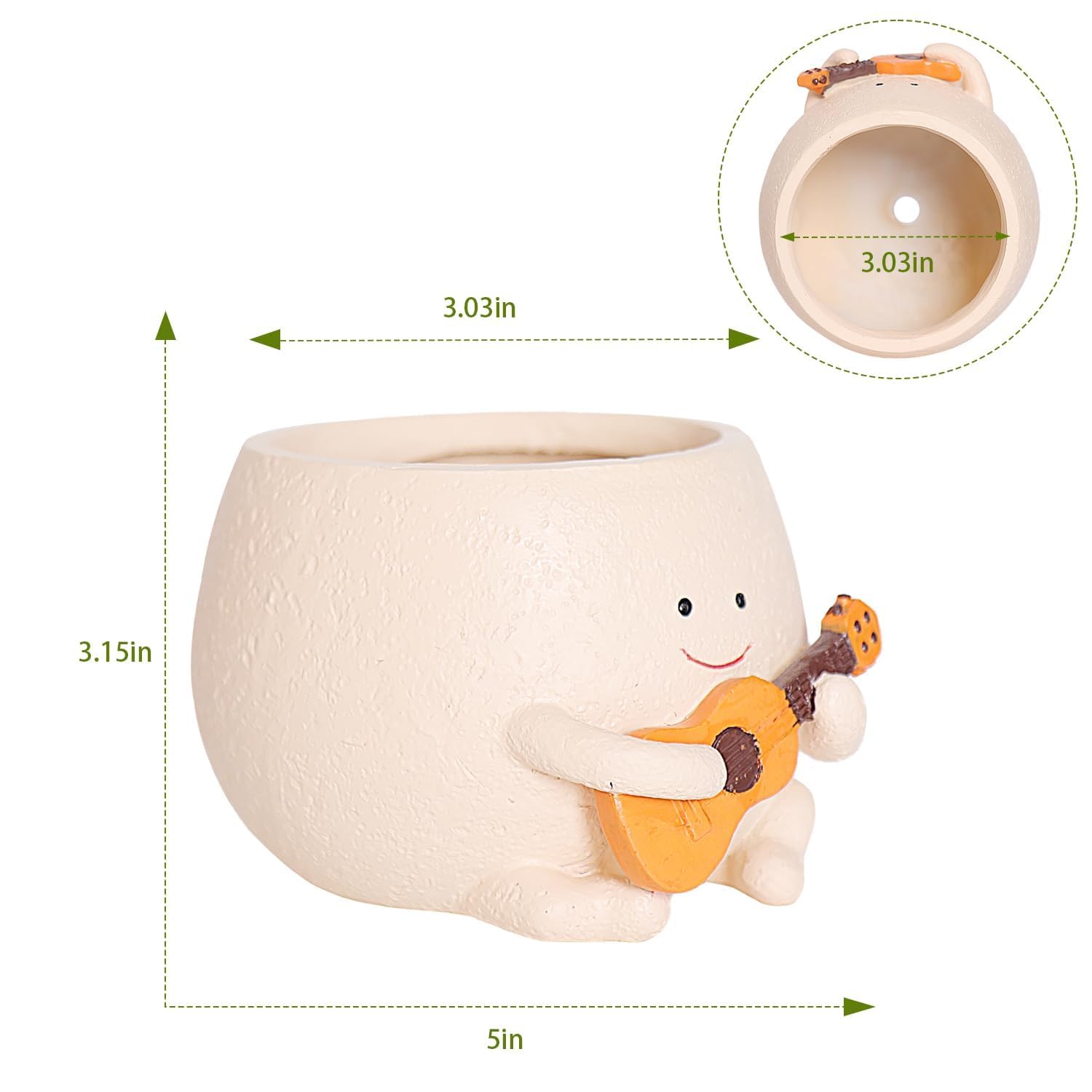 Amazon.co.jp: OLINLIFE スマイリーフェイス プランターポット